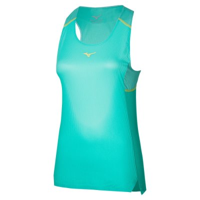 Camiseta sin Manga Mizuno AERO Mujer - Turquesa - Chile M527RCKVHZ